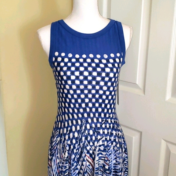 NIC+ZOE Dresses & Skirts - NIC & ZOE red, white and blue dress